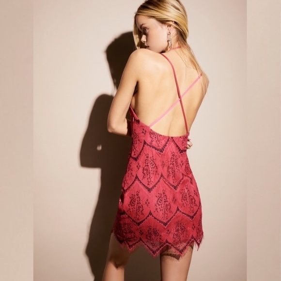 Free People Nothing Like This Lace Mini Dress 12 - Picture 3 of 5